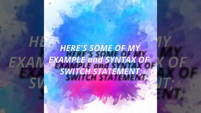 Java Switch Statement... смотреть онлайн