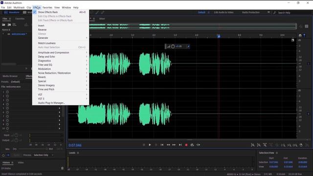 How To Add Delay & Echo In Adobe Audition