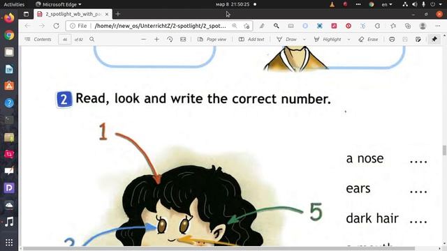английский 2 класс spotlight рабочая тетрадь: стр 46, 47 смотреть онлайн