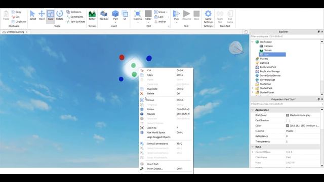 How to delete sun in Roblox Studio [READ DESC] смотреть онлайн