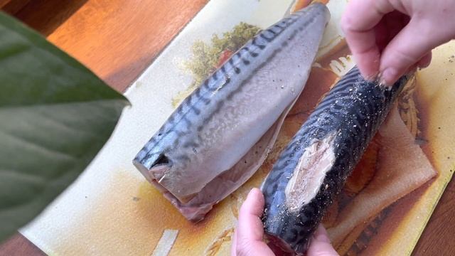 Запеченная скумбрия-быстро, сочно и полезно/Baked mackerel-fast, juicy and healthy смотреть онлайн