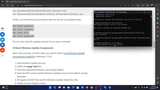Fix 0x80004002 Windows Update Error Code смотреть онлайн
