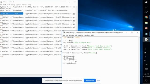 How To Create A Button | Python GUI Apps With Tkinter смотреть онлайн