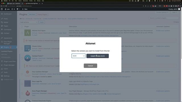 WordPress Plugin Version Management смотреть онлайн