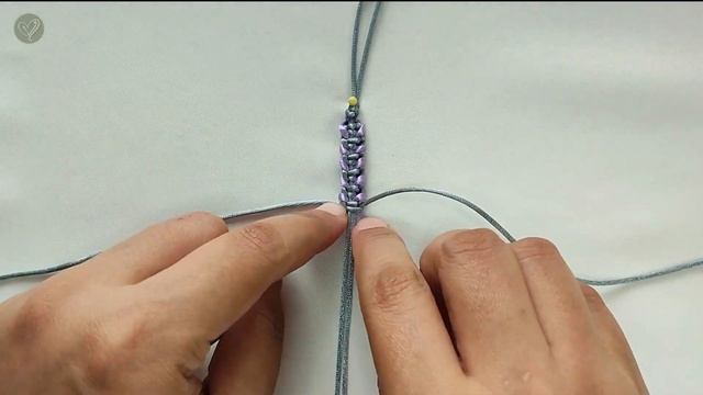 Macrame Bracelet Using Square Knot Variations | Macrame Bracelet Tutorial смотреть онлайн
