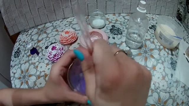 Как залить мыло ПИОН МАХРОВЫЙ 3D/Мыло ручной работы/Мыловарение смотреть онлайн