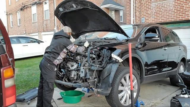 Mazda CX9 Engine Removal