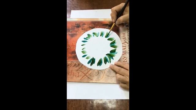 Мастер-класс "Розы Учителю!" (нетрадиционная техника рисования гуашью и ватными палочками) смотреть онлайн