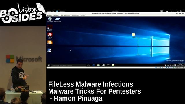 BSides Lisbon 2017 - FileLess Malware Infections - Malware tricks for Pentesters by Ramon Pinuaga смотреть онлайн