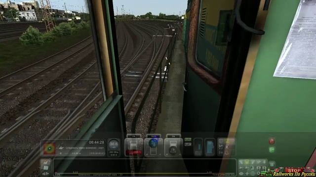 Сценарий Ни свет ни заря,в Railworks Ссылка на сценарий в описании видео смотреть онлайн