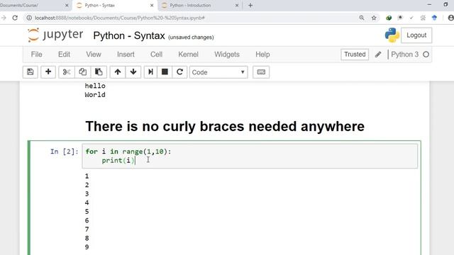 Python Syntax and programming conventions смотреть онлайн