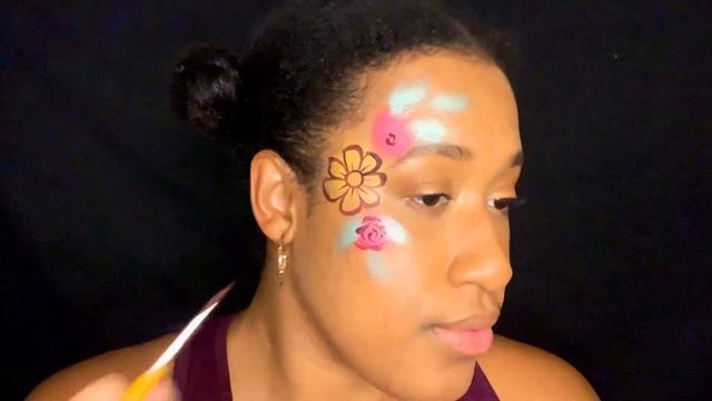 Blooming Eye Design For Face Painting