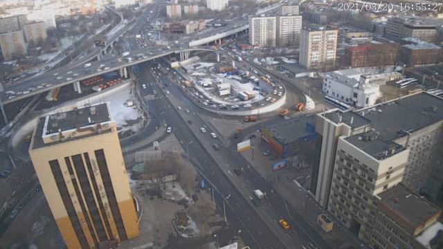 Москва - Нижегородская улица - веб камера 20.03.2021, 13:56