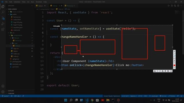 React JS 7-dars, React useState() haqida. смотреть онлайн