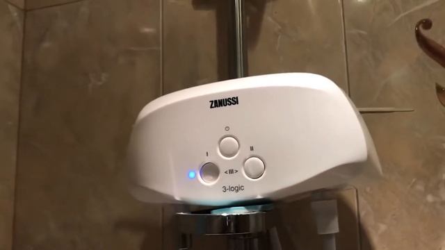 Электрический водонагреватель Zanussi 3-logic 5,5 TS смотреть онлайн