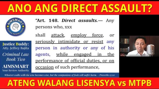 ATENG WALANG DRIVER'S LICENSE vs MTPB ENFORCER I DIRECT ASSAULT I BATAS I JUSTICE BUDDY смотреть онлайн