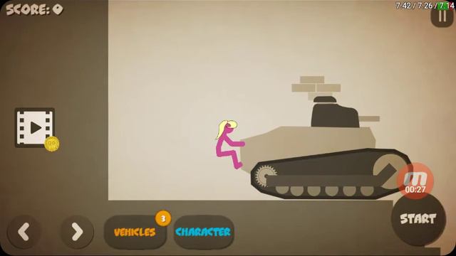 Stickman Dismount 2 Ragdoll смотреть онлайн