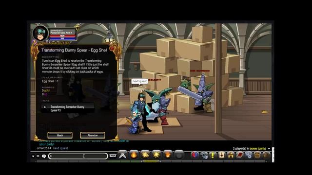AQW HOW TO FINISH VORPAL BUNNY QUEST смотреть онлайн