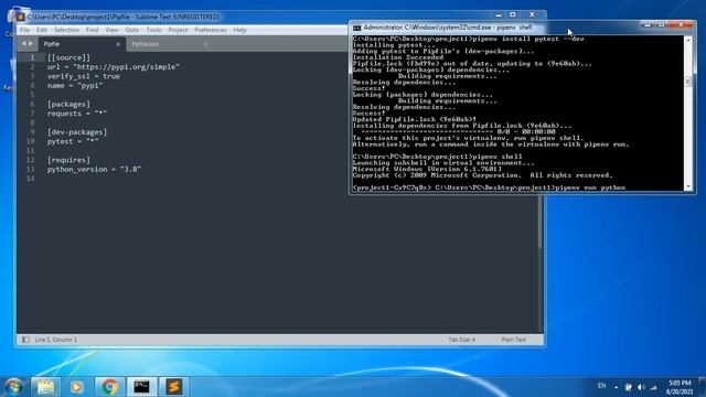 Python 37 pipenv смотреть онлайн