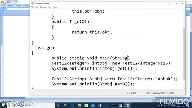Introduction to Generic in Hindi | java code смотреть онлайн