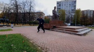 Объяснение системы Богдан Гайденко г.Москва 12.10.21 Школа Корогод фланкировка шашка фехтование