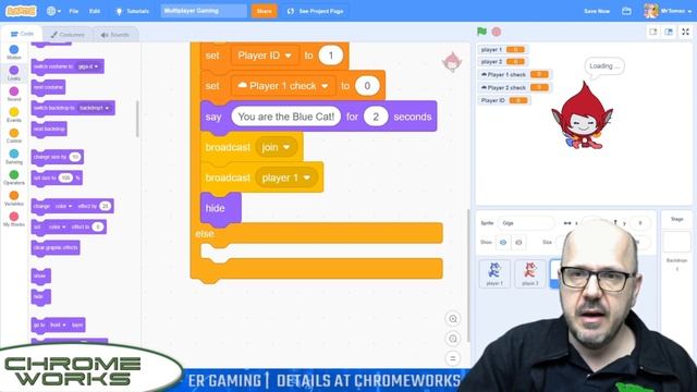 Code a Multiplayer Game in Scratch смотреть онлайн