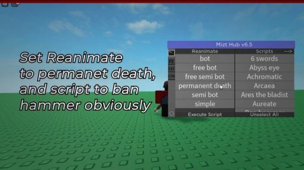 (FE) Ban Hammer + Fling | Script Showcase | ROBLOX EXPLOITING
