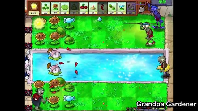 Plants vs Zombies MOD New Plants (5 Leaf Clover) смотреть онлайн