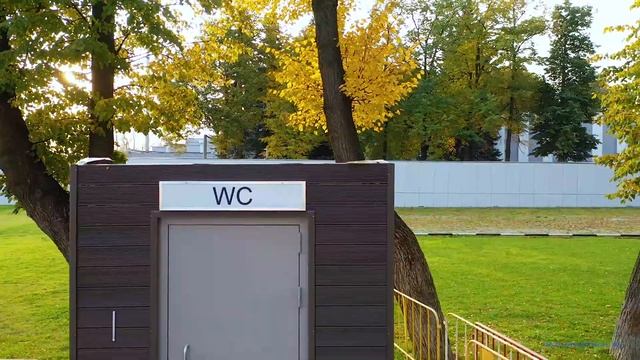 Туалетные модули. Экстерьерная съёмка. смотреть онлайн