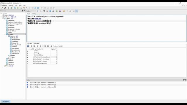 How to use IN Operator using SQLite смотреть онлайн