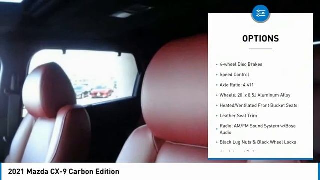 2021 Mazda CX-9 Carbon Edition FOR SALE in Salinas, CA Z3569 смотреть онлайн