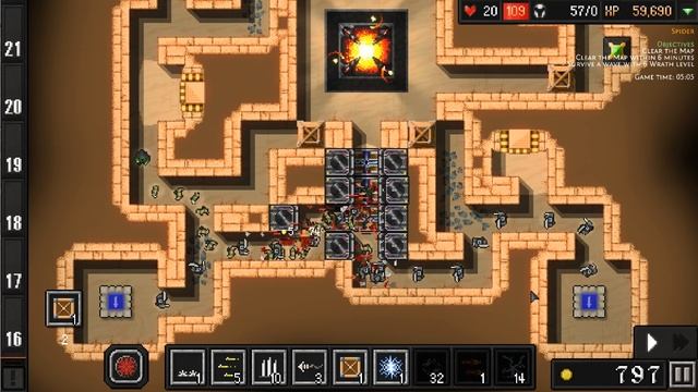 Dungeon Warfare 2 Spider Map Walkthrough [Chakram Trap Build] смотреть онлайн