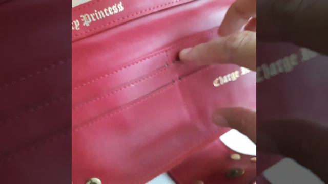 Petralove Juicy Couture velvet wallet in fuchsia смотреть онлайн