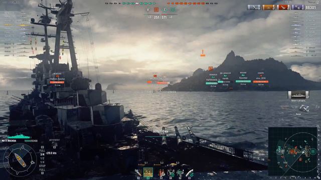 Город-Герой (Крейсер "Москва" в Случайном бою) смотреть онлайн