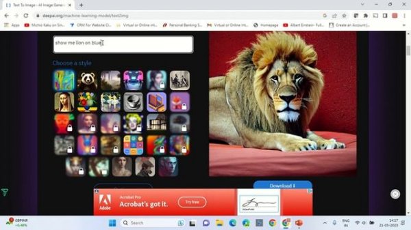 Text to Image using artificial intelligence https://deepai.org/machine-learning-model/text2img #ai