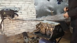 Покраска баллончиком БЛОКА ДВС