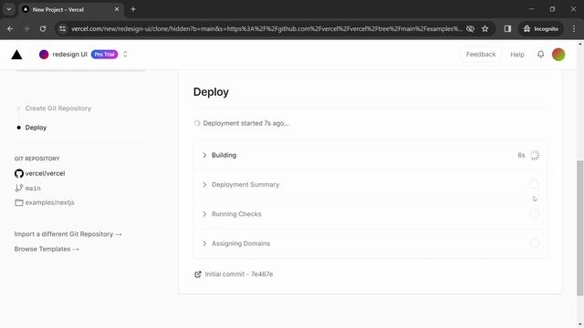 Creating a project on Vercel смотреть онлайн