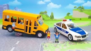 Видео с игрушками про строительные машинки для самых маленьких детей.mp4