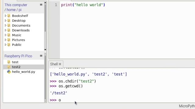 Managing files on the Pico with MicroPython смотреть онлайн