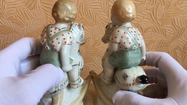 Фарфор СССР сортность разновидности ЗХК пересорт Мальчик на лошадке смотреть онлайн