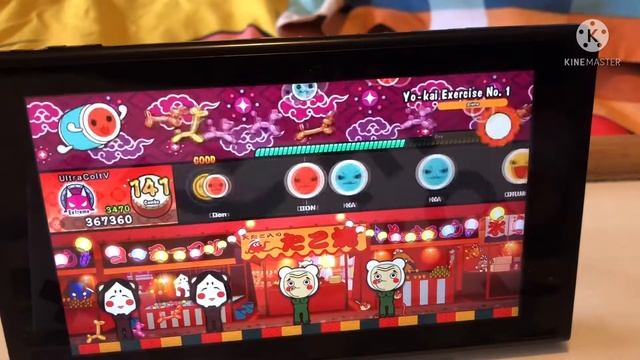 Taiko no tatsujin: drum n fun! Yo Kai exercise #1. Full combo Oni 7* смотреть онлайн