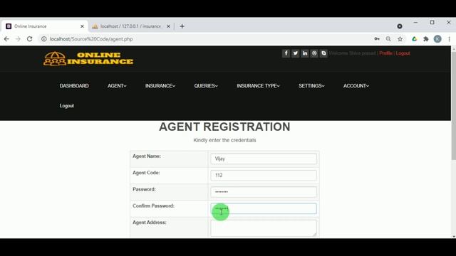 Online Insurance Project in PHP and MySQL смотреть онлайн