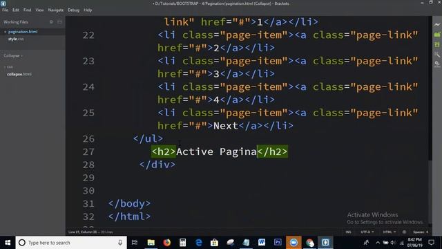 Pagination Tutorial For Bootstrap4 Beginners | Pagination | Bootstrap4 Pagination Tutorial смотреть онлайн