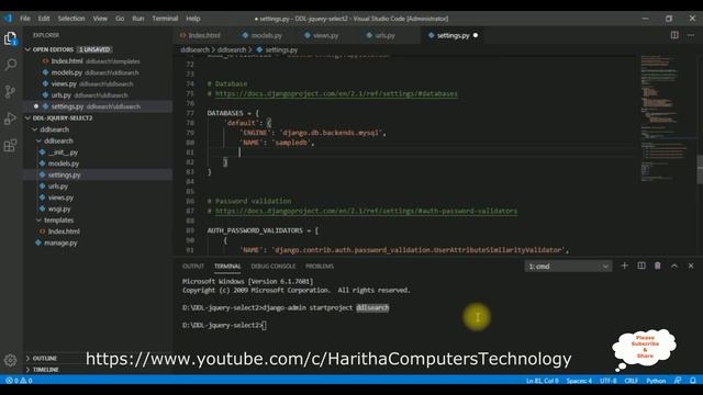 Django Select2 Dropdown With Search Option jQuery смотреть онлайн