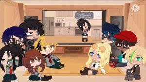 MHA and MLB react to Izuku and Marinette Afton || Part 1/2 || Read description for details ||