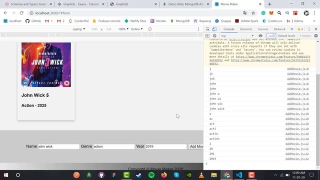 #13- Adding movies from React | The GraphQL Apollo Tutorial смотреть онлайн