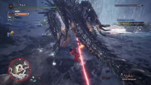 MONSTER HUNTER WORLD ICEBORNE,KILLING A NERGIGANTE WITH LONG SWORD OF SAFI JIVA смотреть онлайн
