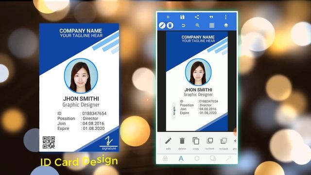 How to make Id card Design By PixelLab | Make id card In Android Phone ll ID card ll Graphic Ronjit смотреть онлайн