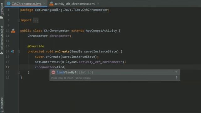 Tutorial Chronometer in Android Studio 4.1 смотреть онлайн