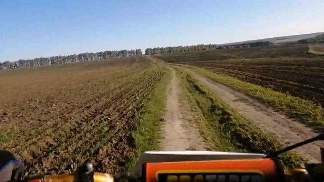 ОБЗОР И ПОКАТУШКА НА ПИТБАЙКЕ  |KAYO125 BASIC KRZ KLASSIK 2019 | ПО ПОЛЯМ.